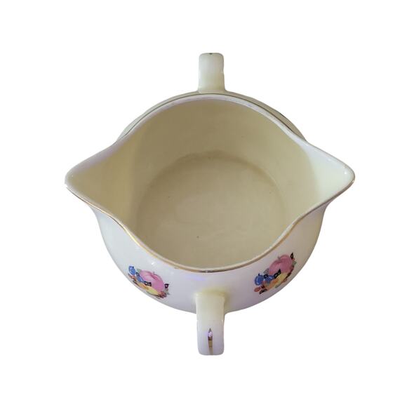 Vintage 30s Country Gentleman by Cavitt Shaw WS George Gravy Boat Double Spout - Picture 1 of 10